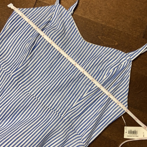 Old Navy Fit and Flare Striped Tank Dress with Ruffle Hem - Picture 7 of 12